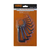 Valley Hex Key Wrench on Ring Set 10PK