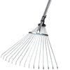 Barnel Adjustable Fan Leaf Rake Aluminum Telescopic