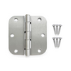 Butt Hinge 5/8" Radius Corner 2PK (Dull Chrome)