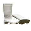 Pair - Hurricane PVC White Boot - Plain Toe