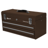 Homak Tool Box 20" Metal 2-Drawer Brown