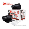 Contractor Trash Bags 42Gal 3mil 20pk