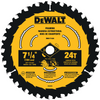 DEWALT 7-1/4" 24T Framing Circular Saw Blade - 10PK
