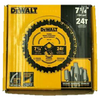 DEWALT 7-1/4" 24T Framing Circular Saw Blade - 10PK