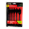 BLU-MOL Wood Spade Bit Threaded Set 6PK