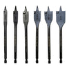 BLU-MOL Wood Spade Bit Threaded Set 6PK