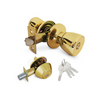 Premier Lock Tulip Door Knob (Polished Brass)
