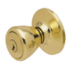 Ultra Combo Tulip Knob + Deadbolt (Polished Brass)