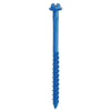 Concrete Screw 3/16" Diameter Hex Head Blue 100PK