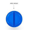 Concrete Screw 1/4" Diameter Hex Head Blue 100PK