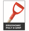 Imacasa Poly Scoop D-Grip Wood
