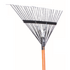 Imacasa Leaf Rake Bolt-Through Black Steel 54"