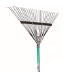 Imacasa Leaf Rake Bolt-Through Black Steel 54"