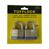 Valley Laminated Padlocks Key-Alike 2PK