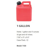 Midwest Can Poly Gas Can Export Only (Non-EPA Non-FMD)