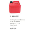 Midwest Can Poly Gas Can Export Only (Non-EPA Non-FMD)