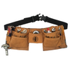 Rock Solid Tools Nail and Tool Apron 11-Pocket Suede