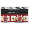 Ultra Combo Tulip Knob + Deadbolt (Polished Brass)