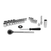Performance Tool Socket 1/4" & 3/8" Drive (MM & SAE) Set 40PK