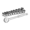 Performance Tool Socket 3/8" Drive (SAE & MM) Set 19PK