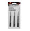 Performance Tool Nail Punch Set 3PK