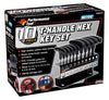 Performance Tool Hex Key T-Handle (MM) Set 10PK