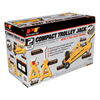Performance Tool 2 Ton Trolley Jack w/ Jack Stands